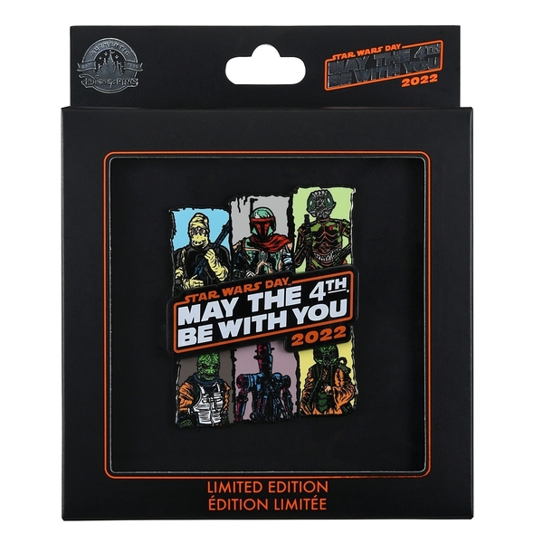 ディズニー スター・ウォーズ ジャンボ ピンバッジ バウンティハンター May The 4th Be With You 2022 Disney Pins Limited Edition