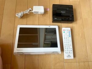 美品 動作確認OK パナソニック Panasonic プライベート ビエラ ポータブルテレビ チューナー UN-10E7D UN-E7S 