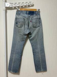 [LEVI'S AUTHORIZED VINTAGE] 90年代 ボタン裏540 ヴィンテージ インディゴデニムパンツ 28 USA製 90s リーバイス