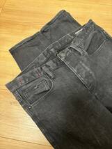 W33☆[EMPORIO ARMANI] SLIM FIT ストレッチ スリム ブラックデニムパンツ 33 6Y1J75 1DCSZ エンポリオアルマーニ_画像8