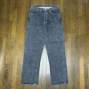 22SS TENDERLOIN DENIM PNT WASH BLACK 36 Lsize テンダーロイン デニム パンツ デニムパンツ ブラック ウォッシュ 付属品完備 裾上げ無し