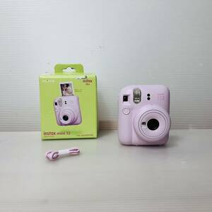 instax mini 12 INSTMINI LENS 60mm インスタントカメラ チェキ ピンク 現状品 