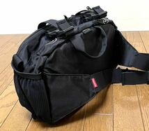 未使用 supreme waist bag 4 シュプリーム ウエストバッグ コーデュラナイロン BOX LOGO ボディバッグ ショルダーバッグ 黒 ブラック_画像4