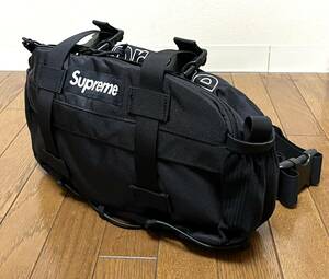 未使用 supreme waist bag 4 シュプリーム ウエストバッグ コーデュラナイロン BOX LOGO ボディバッグ ショルダーバッグ 黒 ブラック