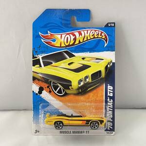 新品未開封 保管品 Mattel マテル Hot Wheels ホットウィール ミニカー 旧ロゴ レア 玩具 ポンティアック 70 PONTIAC GTO / 016