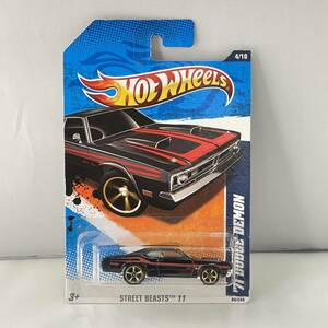 新品未開封 保管品 Mattel マテル Hot Wheels ホットウィール ミニカー 旧ロゴ ダッジ デーモン 71 DODGE DEMON STREET BEASTS / 017