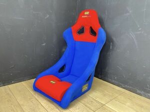 OMP PEUGEOT SPORT MODEL KING racing seat bucket seat 8855-1992 FIA STANDARD ART HA648 car supplies blue x red /57728