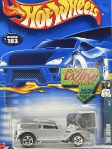 新品未開封 保管品 Mattel マテル Hot Wheels ホットウィール ミニカー 旧ロゴ 玩具 THE DEMON デーモン シルバー /190