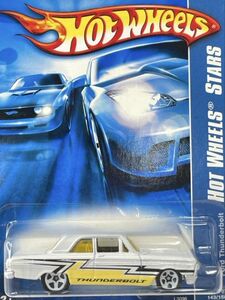 新品未開封 保管品 Mattel マテル Hot Wheels ホットウィール ミニカー 旧ロゴ 玩具 STARS Ford Thunderbolt フォードサンダーボルト /134