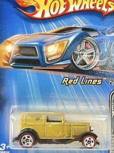 新品未開封 保管品 Mattel Hot Wheels ホットウィール ミニカー 旧ロゴ RedLines FORDDELIVERY 1932 レッドライン フォード デリバリー/253