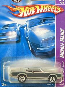 新品未開封 保管品 Mattel マテル Hot Wheels ホットウィール ミニカー 旧ロゴ ポンティアック GTO JUDGE MUSCLE MANIA / 029