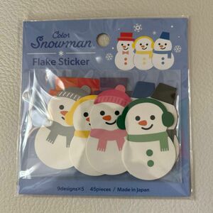 スノーマン　フレークシール　SnowManシリーズ