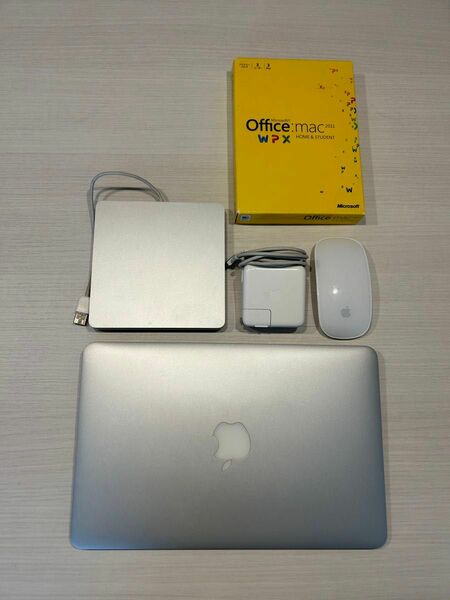 Apple MacBook air 2013 office drive mouse付き