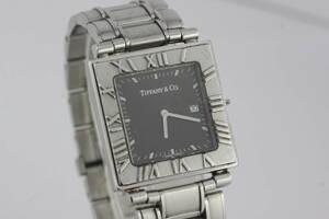  Tiffany Atlas square wristwatch with defect 