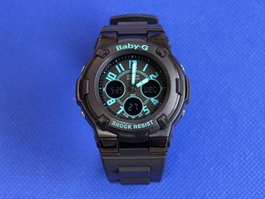 ◆◆CASIO カシオ G-SHOCK Gショック BABY-G ベイビージー BGA-117シリーズ BGA-117-1B2 ブラック アナデジ 電池交換｜G-1005◆◆