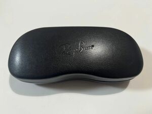 RayBan　レイバン　メガネケース　サングラスケース　ブラック　レザー　メガネ拭き付　未使用品