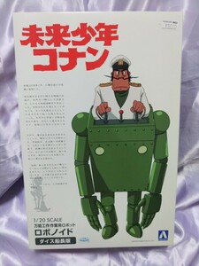 青島文化教材社 未来少年コナン No.5 ロボノイド コナン版 1/20スケール プラモデル