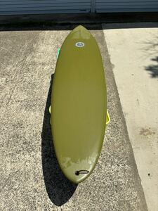 【中古美品】ELEMENTS Surfboards MID LENGTH 7.0/44.5L EPSフィン付き 千葉、手渡し限定で