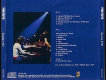 PINK FLOYD BOSTON 1973 2CD_画像2