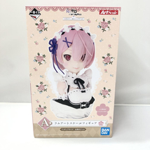 【中古】未開封 バンダイ ラム 一番くじ A賞 Reゼロから始める異世界生活?喜びなさい、両手に花ってヤツよ? アートスケール [240015234315]_画像1