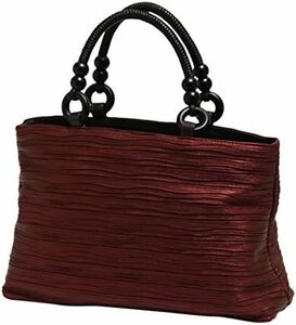 [ Hasegawa ] pleat processing Japanese clothes . equipment which also possible to use worker handmade handbag bag ( red gray black ) M/S Japan 