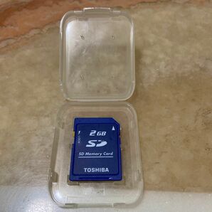 TOSHIBA SDカード　2GB