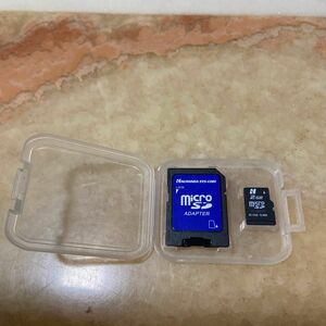 microSDカード2GB 変換アダプター、ケース付き