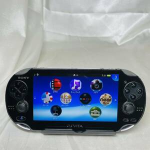 ★1円〜 FW3.73 動作確認済 SONY PS Vita PCH-1000 ZA01 Wi-Fiモデル 本体 クリスタルブラック Play Station crystal black ヴィータ