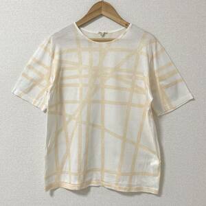 HERMES マルジェラ期 ボルデュック リボン柄 Tシャツ Lサイズ エルメス 半袖 カットソー Tee 90s 00s VINTAGE archive 3120416