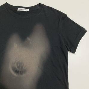 HELMUT LANG Tシャツ ブラック 黒 XSサイズ ヘルムートラング 半袖 カットソー Tee archive 4040099の画像3