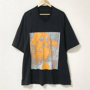 JULIUS 2021SS オーバーサイズ グラフィック Tシャツ ブラック 黒 1サイズ ユリウス 半袖 カットソー Tee archive 4040083