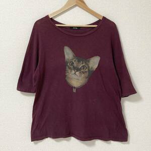 猫 UNDERCOVER 2011AW MIRROR期 南京錠 ドルマン Tシャツ アンダーカバー パドロック CAT 半袖 カットソー Tee archive 4040091