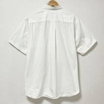 80s 90s COMME des GARCONS HOMME PLUS 巻きボタン 半袖シャツ 無地 ホワイト 白 コムデギャルソンオムプリュス VINTAGE archive 3100210_画像2