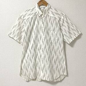 2006SS COMME des GARCONS SHIRT total pattern short sleeves shirt white M size Comme des Garcons shirt VINTAGE archive 4040348