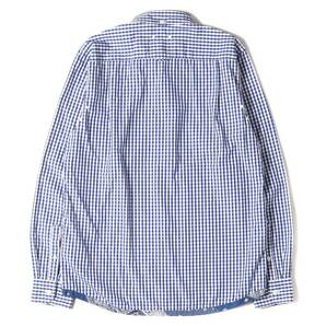 １円スタート 最落なし 売り切り SOPHNET. PIPING B.D SHIRT : ¥22,000 19ss Sサイズ ギンガムチェック BLUE の画像2