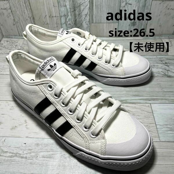 adidas NIZZA アディダス ニッツァ スニーカー ホワイト 26.5