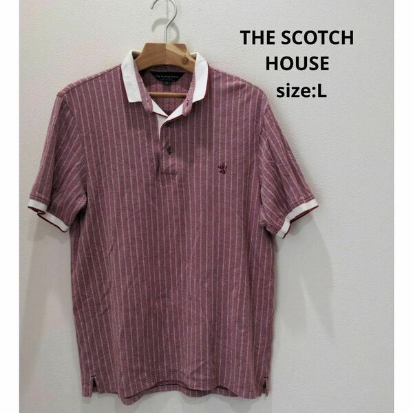 THE SCOTCH HOUSE ザ スコッチハウス メンズ ポロシャツ L