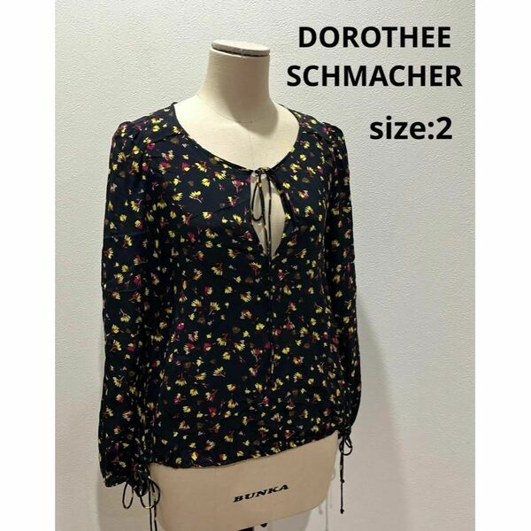 DOROTHEE SCHUMACHER ドロシーシューマッハ ブラウス 2 花柄