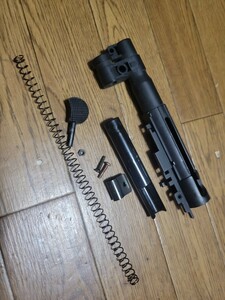 12・マルイ電動MP5 (ver2)　コッキングレシーバー(アルミパイプ無しの旧型)　中古品　A4.A5.J.RAS等。
