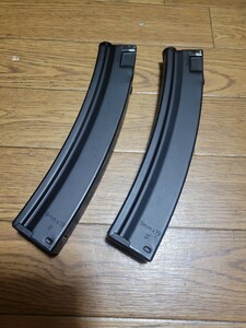 69・マルイ電動MP5 用　ノーマルスペア＆200連射マガジン　中古品