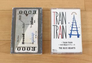 ◇現状品◇ カセットテープ　THE BLUE HEARTS　TRAIN-TRAIN/無言電話のブルース 2点セット 傷み ※再生未チェック（2754348）