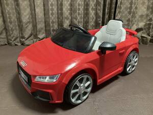  Audi AUDI TT RS electric passenger vehicle toy for riding remote control operation possibility radio-controller 