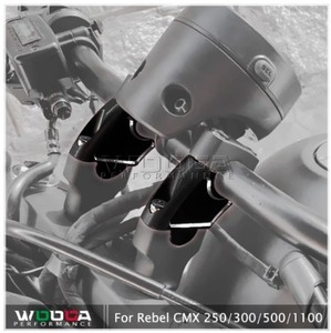 [ free shipping ] handlebar riser clamp new goods Honda Rebel 500 Rebel 1100 cmx250 300 cmx500 bike parts exchange custom 
