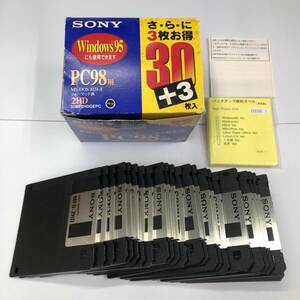 SONY PC98 for 3.5 type floppy disk 24 pieces set MS-DOS 1024-8 format ending 2HD 24051402