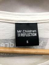 ミスターチルドレン Mr.Children REFLECTION TOUR 2015 ツアー Tシャツ S 半袖 ホワイト グッズ 24051302_画像3