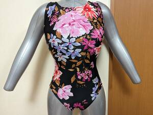  Sasaki sport woman rhythmic sports gymnastics artistic gymnastics Dance Leotard black / floral print size M