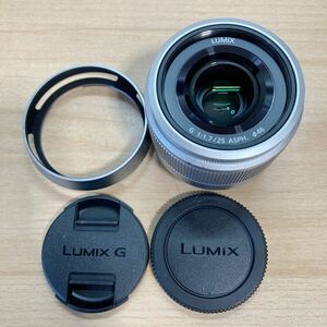 Panasonic H-H025 LUMIX G 1:1.7 25 ASPH. φ46 パナソニック ルミックス デジタル一眼カメラ用 交換レンズ (4-3)