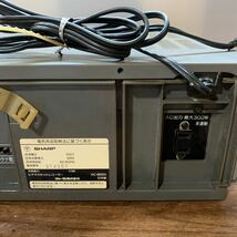 SHARP ビデオカセットレコーダー VC-BS50 1990年製 ジャンク シャープ SYNESTHESIE ビデオデッキ オーディオ機器 レトロ (A6_画像7