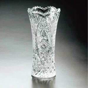 【新品未使用】SOGA 花瓶 インペリアル フラワーベース F510W 廃盤クリスタルガラス 置物 