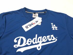 LL サイズ 新品　ドジャース　半袖　Tシャツ メジャーリーグ 大谷 MLB公式 青　LAとロゴ